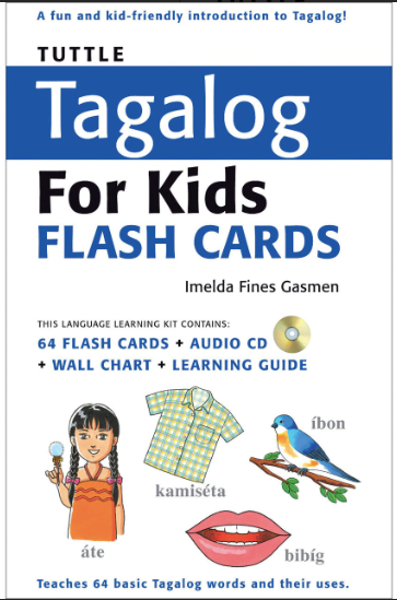 Tagalog For Kids Flash Cards