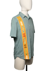 Upcycled Langkit 1 Of 1 Short-Sleeve Woven - Green Chambray