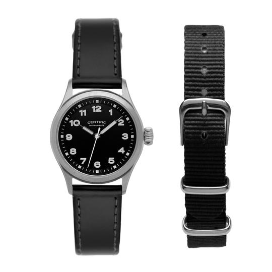 Field Watch Mk111 - Steel/Black